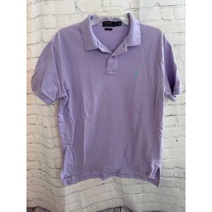 Polo‎ Ralph Lauren Classic Fit Polo Shirt Short Sleeve Lavender L